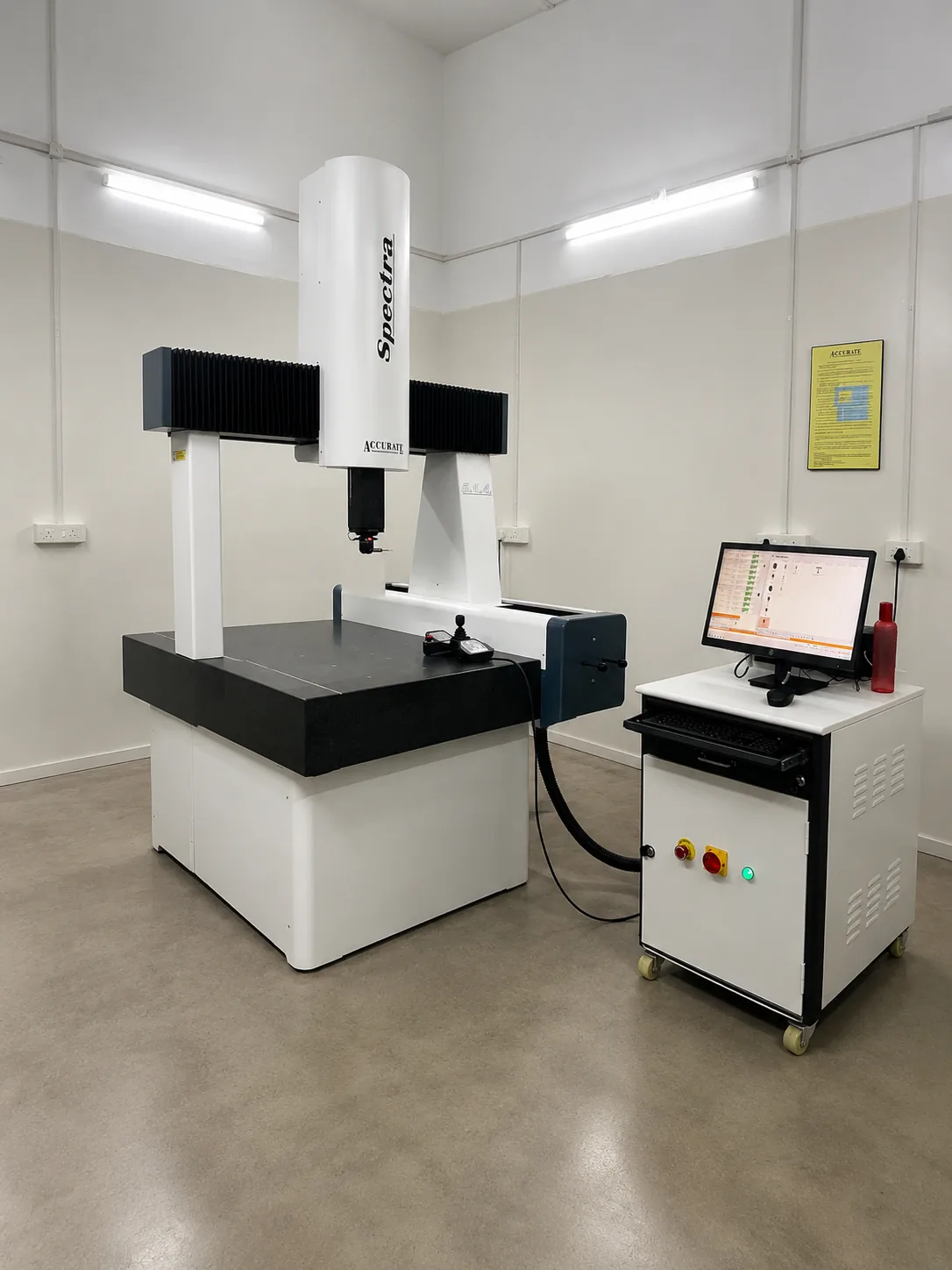 Coordinate measuring machine in the Oleosys quality room